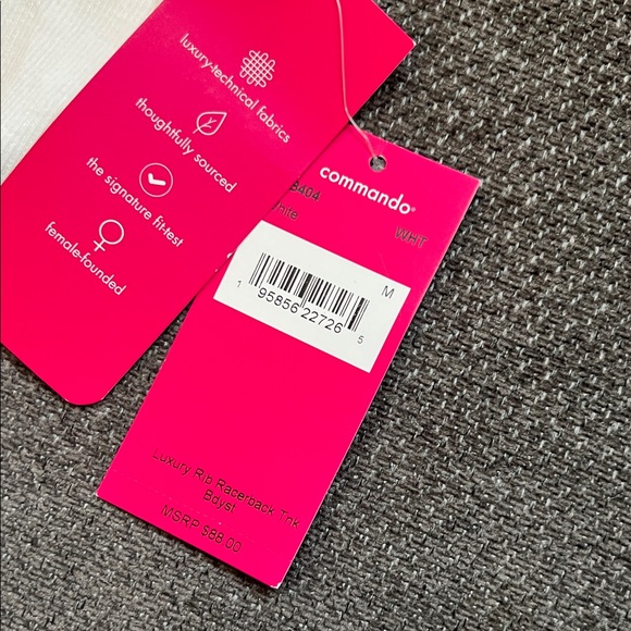 Commando White Racerback Bodysuit - Picture 2 of 6